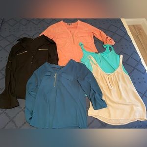 Express women’s Xs business casual shirt set